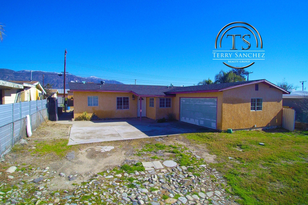 HOME FOR SALE IN SAN BERNARDINO CA 92407 BY REAL ESTATE BROKER TERRY SANCHEZ $260,000 WITH 4 BEDROOMS 2 BATHROOMS